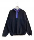 Patagoniaパタゴニア）の古着「スナップTフリースプルオーバー」｜ブラック