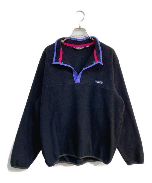 Patagonia（パタゴニア）Patagonia (パタゴニア) スナップTフリースプルオーバー ブラック サイズ:LLの古着・服飾アイテム