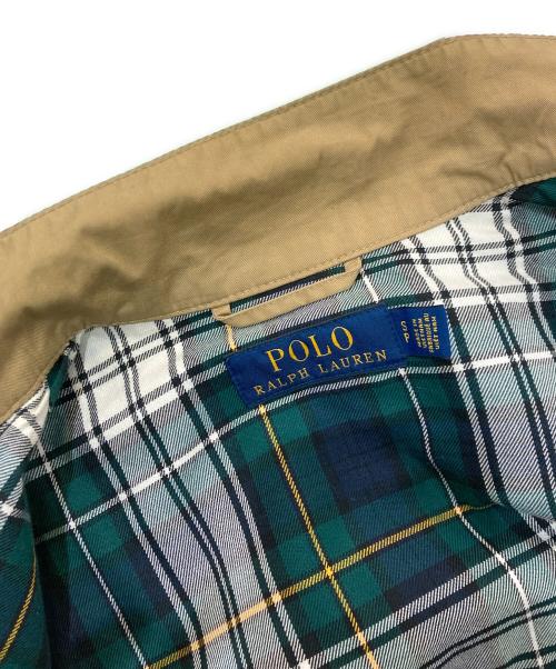POLO RALPH LAUREN（ポロ・ラルフローレン）POLO RALPH LAUREN (ポロ・ラルフローレン) ハリントンジャケット ベージュ サイズ:Sの古着・服飾アイテム