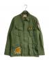 POLO RALPH LAUREN（ポロ・ラルフローレン）の古着「ワッペンミリタリージャケット」｜グリーン