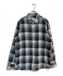NOMA t.d.（ノーマティーディー）の古着「Flannel Plaid Shirt　N38-ID03」｜グレー
