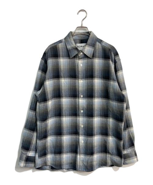 NOMA t.d.（ノーマティーディー）NOMA t.d. (ノーマティーディー) Flannel Plaid Shirt　N38-ID03 グレー サイズ:34の古着・服飾アイテム