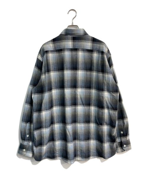 NOMA t.d.（ノーマティーディー）NOMA t.d. (ノーマティーディー) Flannel Plaid Shirt　N38-ID03 グレー サイズ:34の古着・服飾アイテム