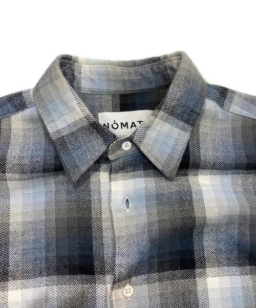 NOMA t.d.（ノーマティーディー）NOMA t.d. (ノーマティーディー) Flannel Plaid Shirt　N38-ID03 グレー サイズ:34の古着・服飾アイテム