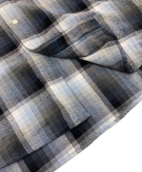 NOMA t.d.（ノーマティーディー）NOMA t.d. (ノーマティーディー) Flannel Plaid Shirt　N38-ID03 グレー サイズ:34の古着・服飾アイテム