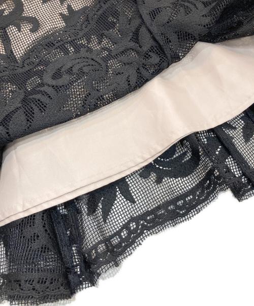 Snidel（スナイデル）Snidel (スナイデル) レースアップマーメイドスカート ブラック 未使用品の古着・服飾アイテム