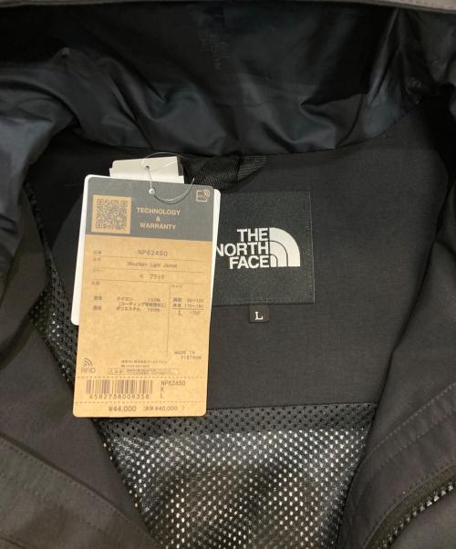 THE NORTH FACE（ザ ノース フェイス）THE NORTH FACE (ザ ノース フェイス) マウンテンライトジャケット　NP62450 ブラック サイズ:L 未使用品の古着・服飾アイテム