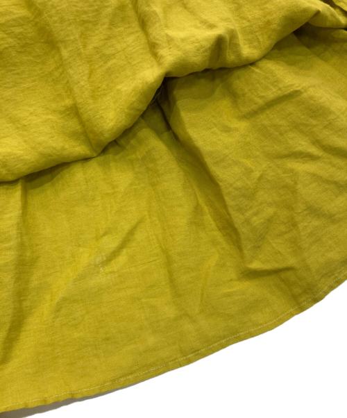 LANVIN en Bleu（ランバンオンブルー）LANVIN en Bleu (ランバンオンブルー) リネンワンピース　3056303 イエロー サイズ:M 未使用品の古着・服飾アイテム