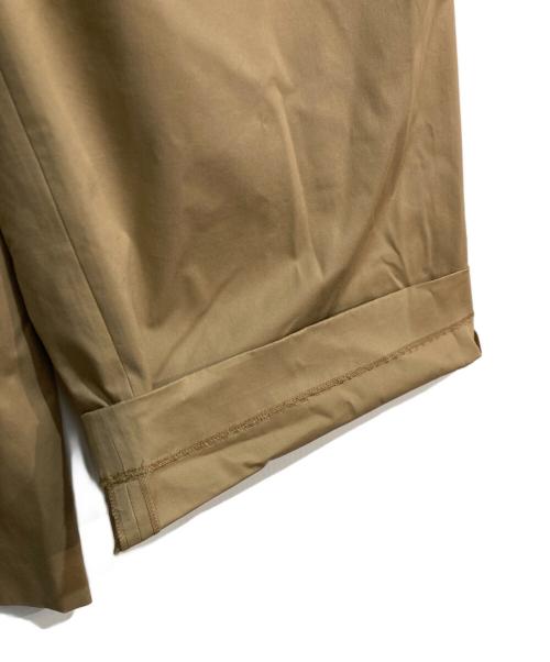 BLUE LABEL CRESTBRIDGE（ブルーレーベルクレストブリッジ）BLUE LABEL CRESTBRIDGE (ブルーレーベルクレストブリッジ) チェックベルトワイドパンツ ベージュ サイズ:M 未使用品の古着・服飾アイテム