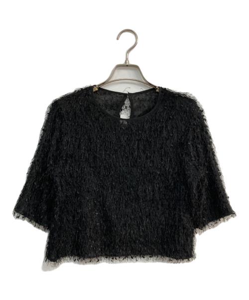 SLOBE IENA（スローブ イエナ）SLOBE IENA (スローブ イエナ) habi Feather プルオーバー　24051912900030 ブラック サイズ:Free 未使用品の古着・服飾アイテム