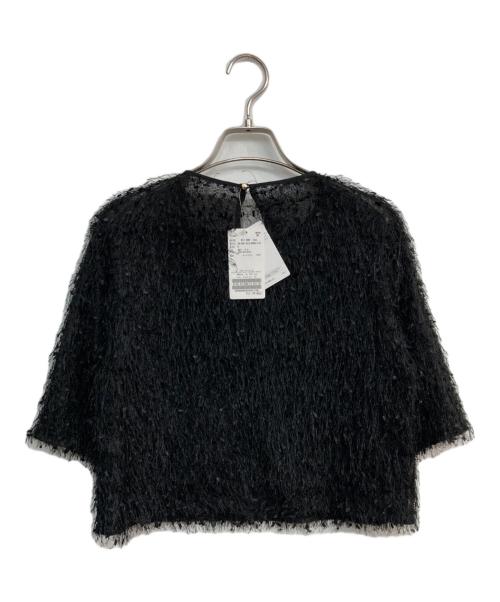 SLOBE IENA（スローブ イエナ）SLOBE IENA (スローブ イエナ) habi Feather プルオーバー　24051912900030 ブラック サイズ:Free 未使用品の古着・服飾アイテム