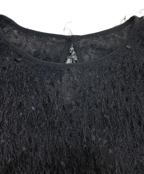 SLOBE IENA（スローブ イエナ）SLOBE IENA (スローブ イエナ) habi Feather プルオーバー　24051912900030 ブラック サイズ:Free 未使用品の古着・服飾アイテム