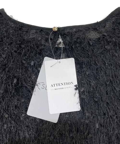 SLOBE IENA（スローブ イエナ）SLOBE IENA (スローブ イエナ) habi Feather プルオーバー　24051912900030 ブラック サイズ:Free 未使用品の古着・服飾アイテム