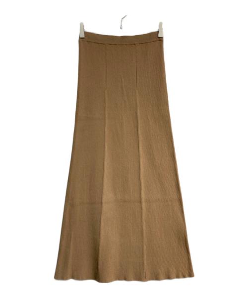 BABYLONE（バビロン）BABYLONE (バビロン) ニットスカート　2420010609 ベージュ サイズ:Free 未使用品の古着・服飾アイテム