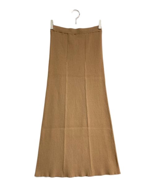 BABYLONE（バビロン）BABYLONE (バビロン) ニットスカート　2420010609 ベージュ サイズ:Free 未使用品の古着・服飾アイテム