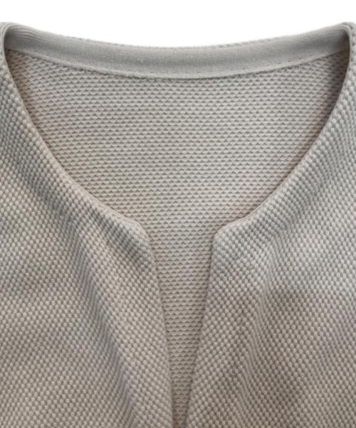 crepuscule（クレプスキュール）crepuscule (クレプスキュール) Moss Stitch Cardigan　1803-002 ベージュ サイズ:2の古着・服飾アイテム