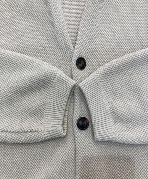 crepuscule（クレプスキュール）crepuscule (クレプスキュール) Moss Stitch Cardigan　1803-002 ベージュ サイズ:2の古着・服飾アイテム