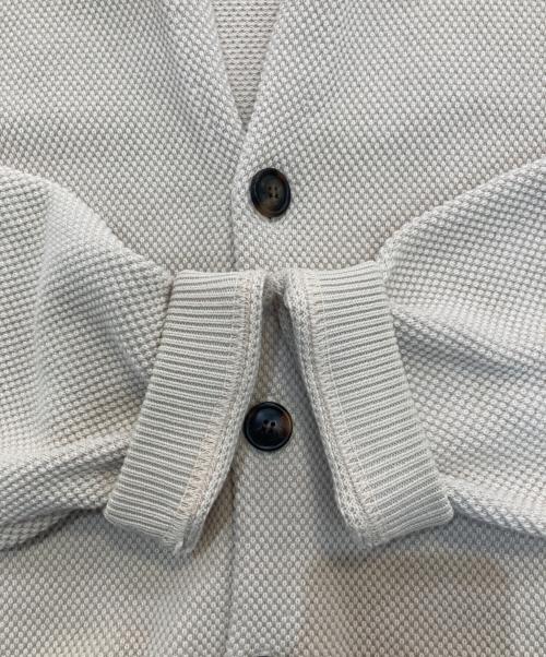crepuscule（クレプスキュール）crepuscule (クレプスキュール) Moss Stitch Cardigan　1803-002 ベージュ サイズ:2の古着・服飾アイテム