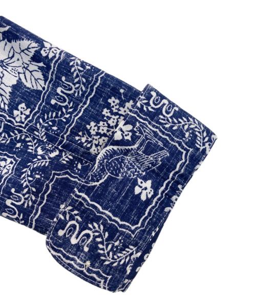 reyn spooner（レイン スプナー）reyn spooner (レイン スプナー) 総柄シャツ ブルー サイズ:Sの古着・服飾アイテム