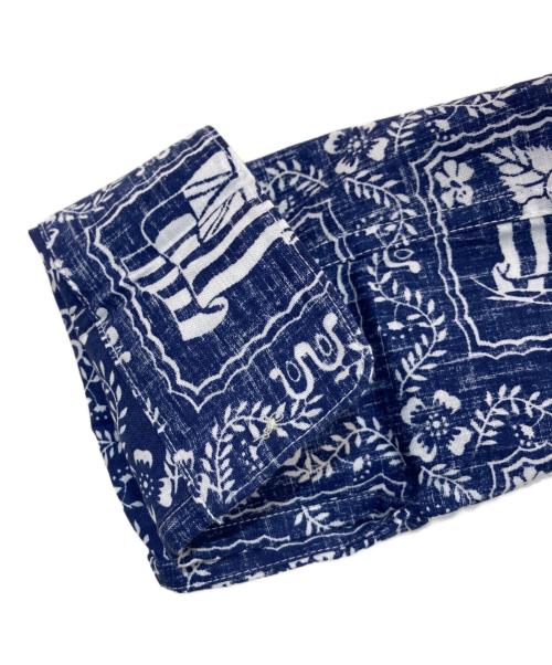 reyn spooner（レイン スプナー）reyn spooner (レイン スプナー) 総柄シャツ ブルー サイズ:Sの古着・服飾アイテム