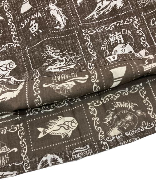 reyn spooner（レイン スプナー）reyn spooner (レイン スプナー) アロハシャツ ブラウン サイズ:Sの古着・服飾アイテム