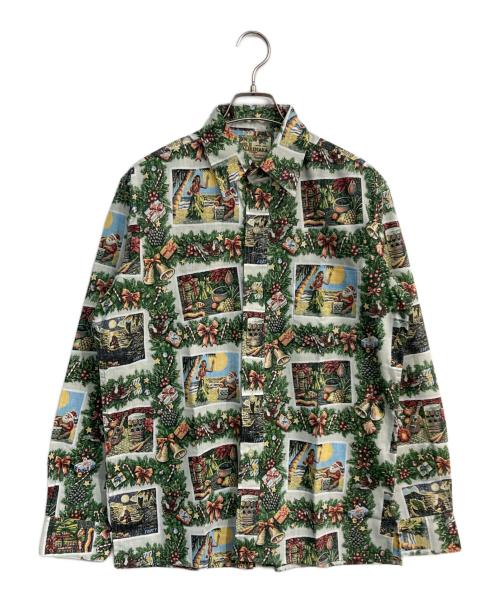 MELE KALIKIMAKA（メレカリキマカ）MELE KALIKIMAKA (メレカリキマカ) reyn spooner (レイン スプナー) 総柄シャツ アイボリー サイズ:Sの古着・服飾アイテム