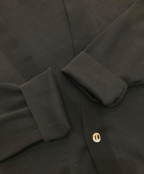 Salvatore Ferragamo（サルヴァトーレ フェラガモ）Salvatore Ferragamo (サルヴァトーレ フェラガモ) Vネックカーディガン ブラック サイズ:-の古着・服飾アイテム