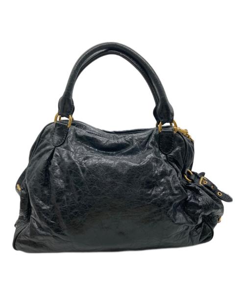 MIU MIU（ミュウミュウ）MIU MIU (ミュウミュウ) 2WAYバッグ ブラックの古着・服飾アイテム