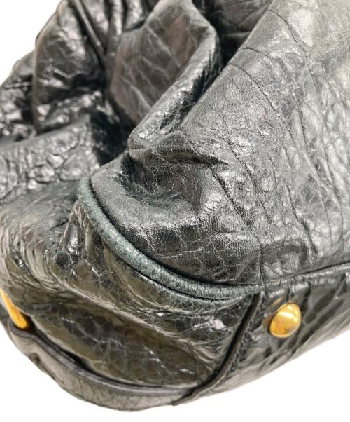 MIU MIU（ミュウミュウ）MIU MIU (ミュウミュウ) 2WAYバッグ ブラックの古着・服飾アイテム