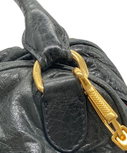 MIU MIU（ミュウミュウ）MIU MIU (ミュウミュウ) 2WAYバッグ ブラックの古着・服飾アイテム