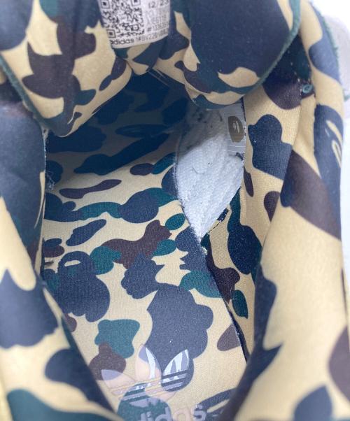 adidas（アディダス）adidas (アディダス) A BATHING APE (ア ベイシング エイプ) LWST BAPE SAND ベージュ×グリーン サイズ:28.5cmの古着・服飾アイテム