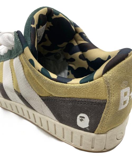 adidas（アディダス）adidas (アディダス) A BATHING APE (ア ベイシング エイプ) LWST BAPE SAND ベージュ×グリーン サイズ:28.5cmの古着・服飾アイテム