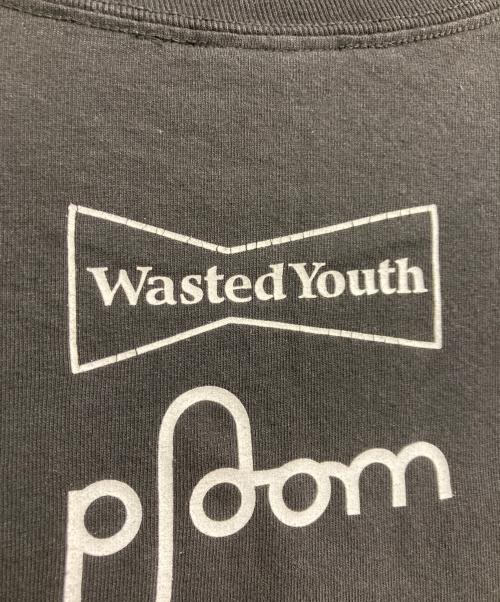 WASTED YOUTH（ウェイステッドユース）Wasted Youth (ウエステッド ユース) ploom (プルーム) プリントTシャツ ブラック サイズ:XLの古着・服飾アイテム