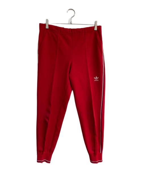 adidas（アディダス）adidas (アディダス) トレフォイルジャージパンツ　80’S デサントタグ 西ドイツ製　C-OS 3011 レッド サイズ:80の古着・服飾アイテム