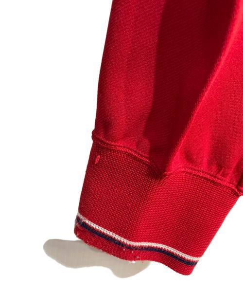 adidas（アディダス）adidas (アディダス) トレフォイルジャージパンツ　80’S デサントタグ 西ドイツ製　C-OS 3011 レッド サイズ:80の古着・服飾アイテム