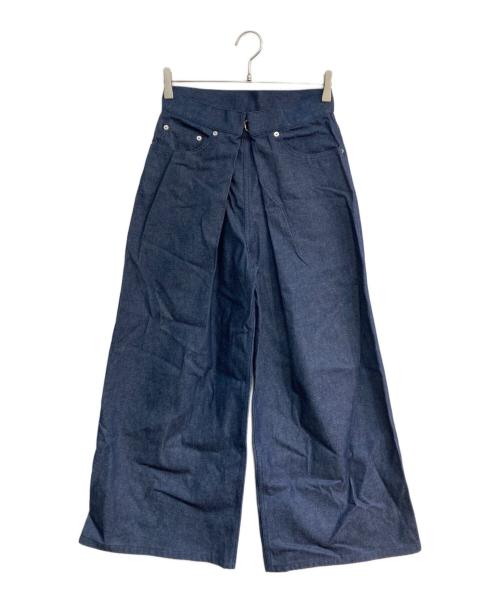 JOHN LAWRENCE SULLIVAN（ジョン ローレンス サリバン）JOHN LAWRENCE SULLIVAN (ジョン ローレンス サリバン) RIGID DENIM WIDE PANTS インディゴ サイズ:Lの古着・服飾アイテム