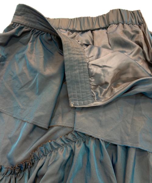 MAISON SPECIAL（メゾンスペシャル）MAISON SPECIAL (メゾンスペシャル) シャンブレータフタボリュームスカート ブルー サイズ:Freeの古着・服飾アイテム