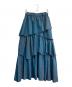 MAISON SPECIAL (メゾンスペシャル) シャンブレータフタボリュームスカート ブルー サイズ:Free：5000円