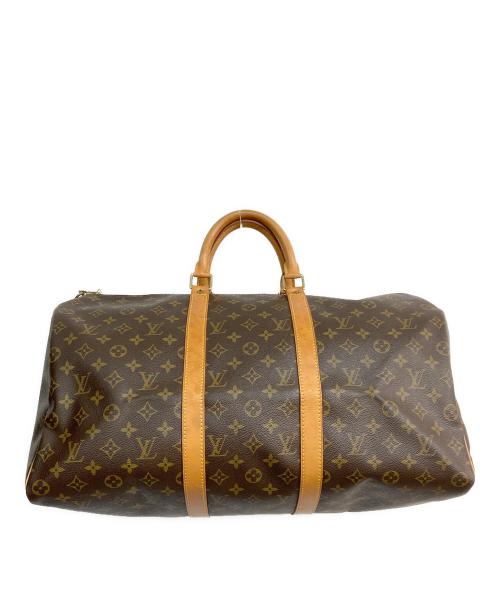 LOUIS VUITTON（ルイ ヴィトン）LOUIS VUITTON (ルイ ヴィトン) トラベルバッグ ベージュの古着・服飾アイテム