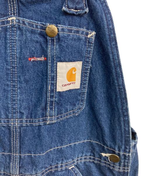 CarHartt（カーハート）CarHartt (カーハート) Washed Denim Bib Overalls Darkstone　R07-DST インディゴ サイズ:30×28の古着・服飾アイテム