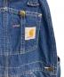 中古・古着 CarHartt (カーハート) Washed Denim Bib Overalls Darkstone　R07-DST インディゴ サイズ:30×28：6000円