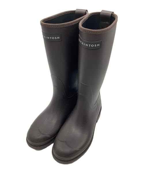 MACKINTOSH（マッキントッシュ）MACKINTOSH (マッキントッシュ) WISTON LONG RAIN BOOTS ブラウン サイズ:37の古着・服飾アイテム