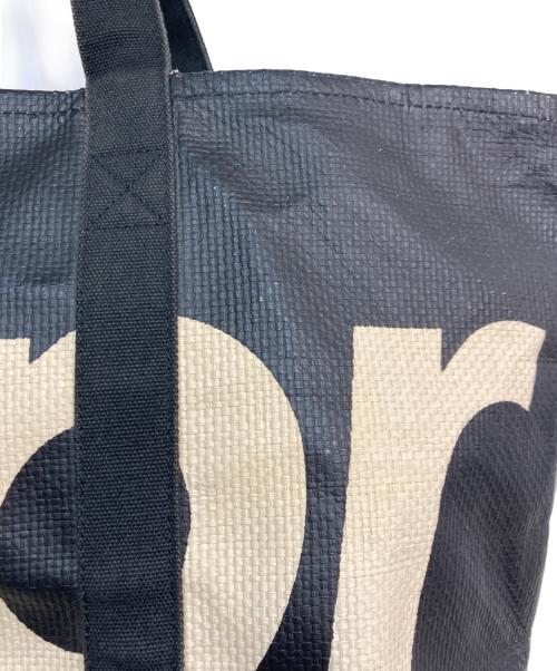 SUPREME（シュプリーム）Supreme (シュプリーム) Raffia Tote Bag ブラックの古着・服飾アイテム