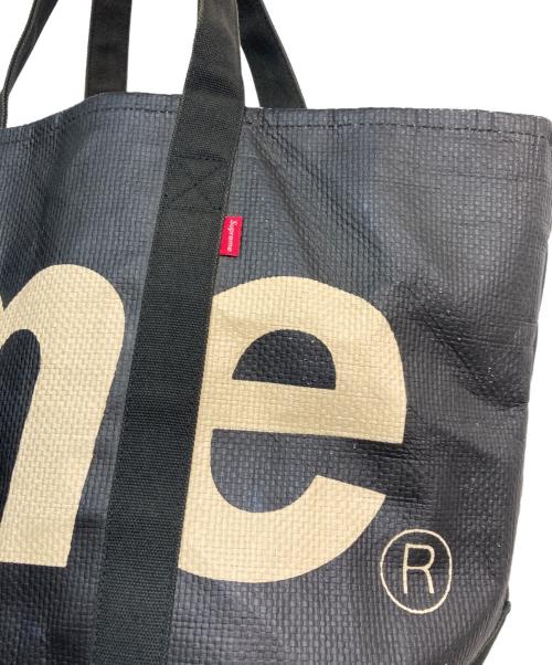 SUPREME（シュプリーム）Supreme (シュプリーム) Raffia Tote Bag ブラックの古着・服飾アイテム