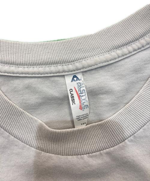 ALSTYLE APPAREL & ACTIVEWEAR（アレスタイルアパレル＆アクティブウェア）ALSTYLE APPAREL & ACTIVEWEAR (アレスタイルアパレル＆アクティブウェア) プリントTシャツ　 J Dilla Donuts グレー サイズ:Lの古着・服飾アイテム