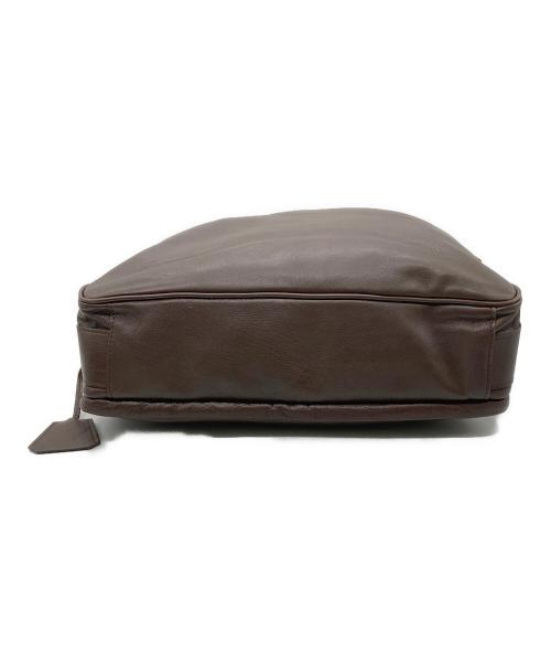 A.D.M.J.（エーディーエムジェイ）A.D.M.J. (エーディーエムジェイ) レザーショルダーバッグ ブラウンの古着・服飾アイテム