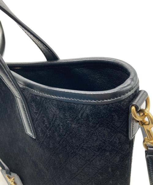 Saint Laurent Paris（サンローランパリ）Saint Laurent Paris (サンローランパリ) モノグラム2WAYショッピングトートバッグ ブラックの古着・服飾アイテム