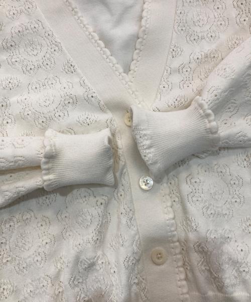 SEE BY CHLOE（シーバイクロエ）SEE BY CHLOE (シーバイクロエ) レースカーディガン アイボリー サイズ:Sの古着・服飾アイテム