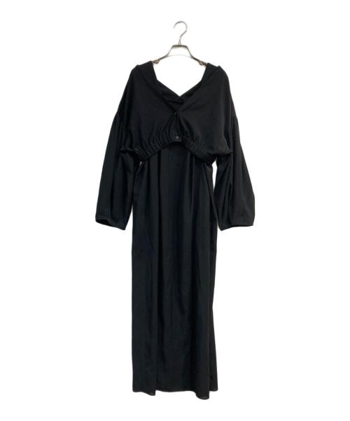 Spick and Span（スピック＆スパン）Spick and Span (スピックアンドスパン) ドライクロス セットアップワンピース　24040200802020 ブラック サイズ:Freeの古着・服飾アイテム