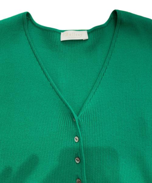 BALLSEY（ボールジィ）BALLSEY (ボールジィ) コットンオーガンジーコンビ ノースリーブマキシワンピース　11-06-21-06708 グリーン サイズ:36の古着・服飾アイテム